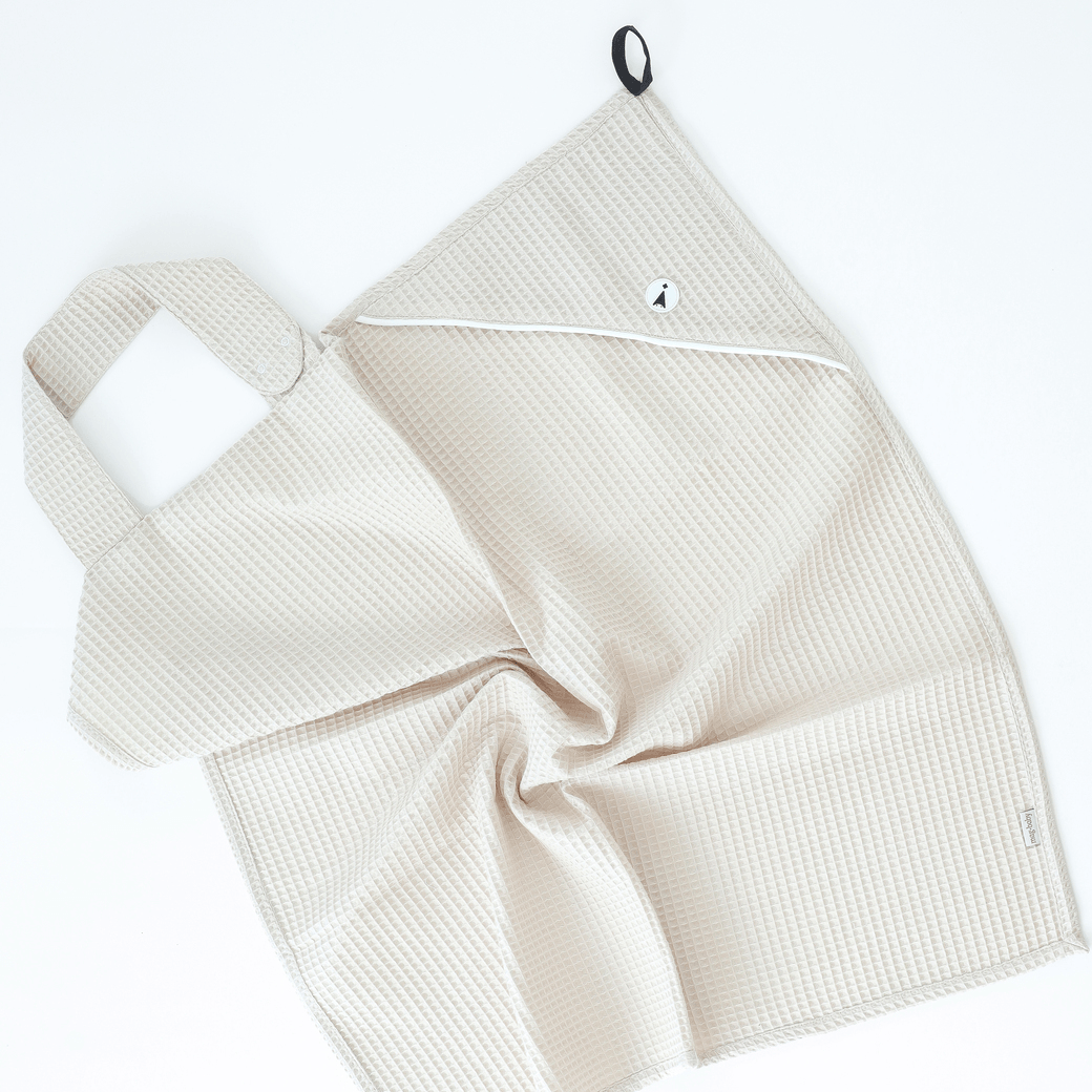 Вафельное полотенце для ухода за новорожденным Magbaby Wafel 90х85 см Слоновая кость 112302