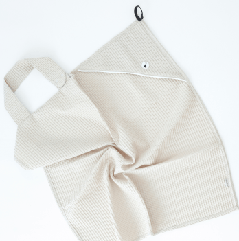 Вафельное полотенце для ухода за новорожденным Magbaby Wafel 90х85 см Слоновая кость 112302