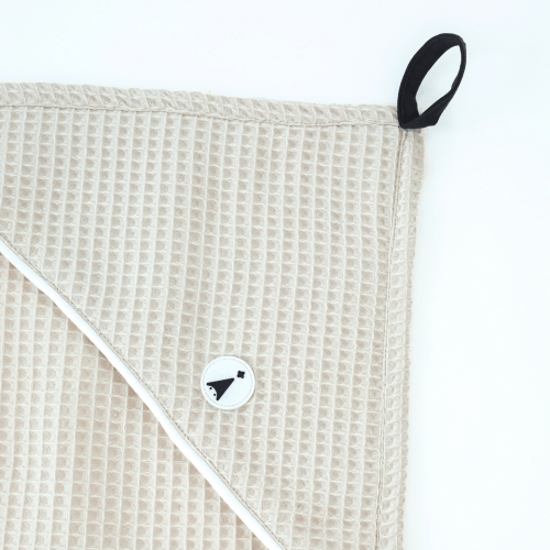 Вафельное полотенце для ухода за новорожденным Magbaby Wafel 90х85 см Слоновая кость 112302