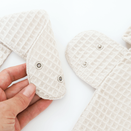 Вафельное полотенце для ухода за новорожденным Magbaby Wafel 90х85 см Слоновая кость 112302