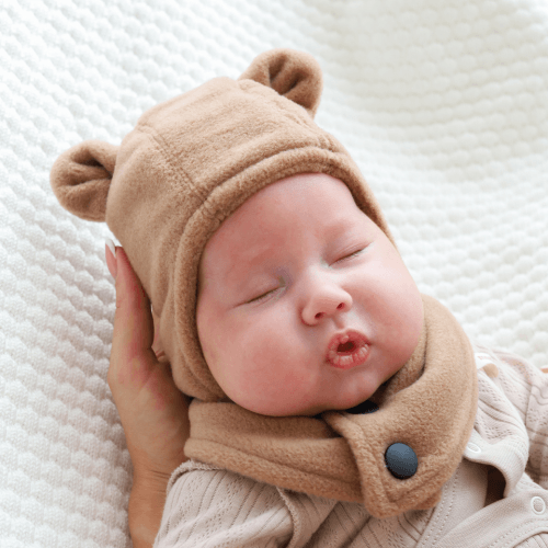 Демисезонная шапка шлем для новорожденных MagBaby Yumi 0 - 6 лет Черный 133970