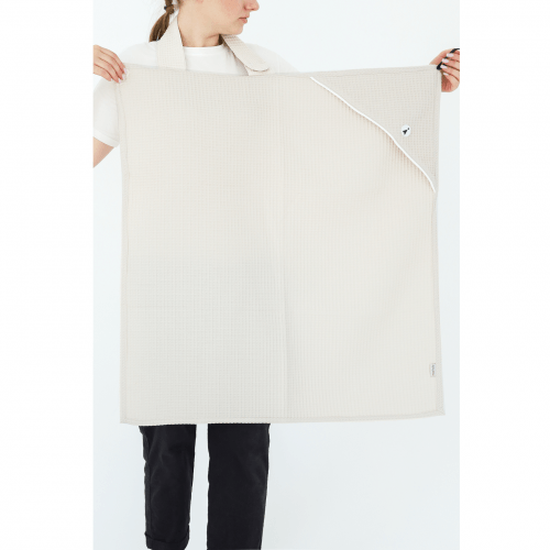 Вафельное полотенце для ухода за новорожденным Magbaby Wafel 90х85 см Слоновая кость 112302