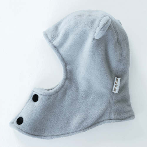 Демисезонная шапка шлем для новорожденных MagBaby Yumi 0 - 6 лет Серый 133975