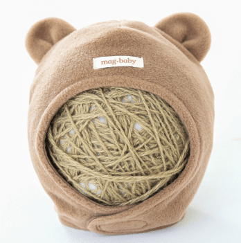 Демисезонная шапка на флисе для новорожденных MagBaby Ted 0 - 6 лет Коричневый 134070