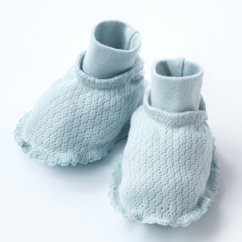 Пинетки Magbaby Honey 0 - 12 мес Трикотаж трансферли Светло-голубой 134528