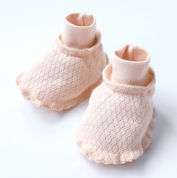 Пинетки Magbaby Honey 0 - 12 мес Трикотаж трансферли Светло-персиковый 134522