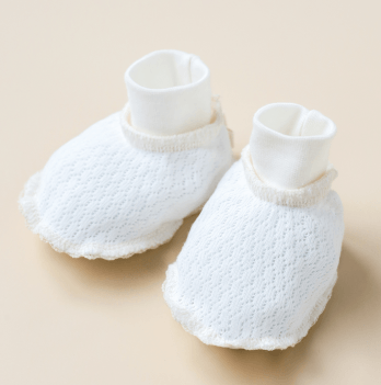 Пинетки Magbaby Honey 0 - 12 мес Трикотаж трансферли Молочный 134526