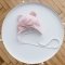 Велюровая шапка для новорожденных Magbaby Tessera с ушками 0-9 мес Розовый 100980