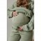 Спортивные штаны для беременных с начесом Lullababe Frankfurt Olive Оливковый LB12FR122