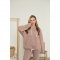 Худи для беременных и кормящих с начесом Lullababe Buffalo Beige Бежевый LB14BF140