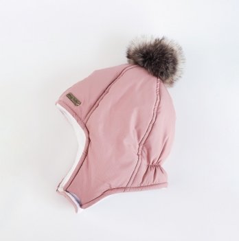 Зимняя шапка детская Magbaby Аляска 0-2 года Пудровый 103234
