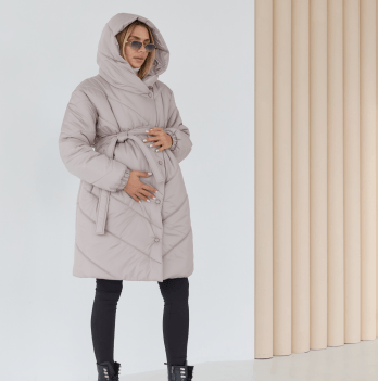 Зимняя куртка для беременных 2 в 1 Lullababe Malmo Светло-Бежевый LB01ML170