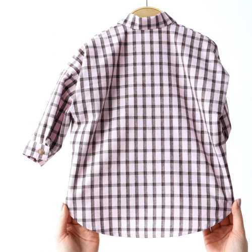 Детская рубашка Magbaby Aldo 1 - 6 лет Рубашечная ткань Розовый 134234