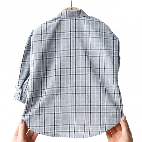 Детская рубашка Magbaby Aldo 1 - 6 лет Рубашечная ткань Серый 134227