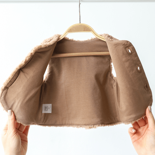 Меховая жилетка детская Magbaby Tino 0 - 24 мес Искусственный мех Коричневый 134275