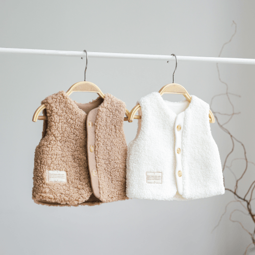 Меховая жилетка детская Magbaby Tino 0 - 24 мес Искусственный мех Коричневый 134275