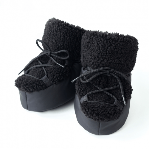 Пинетки сапожки Magbaby Buff 0 - 12 мес Черный 134254