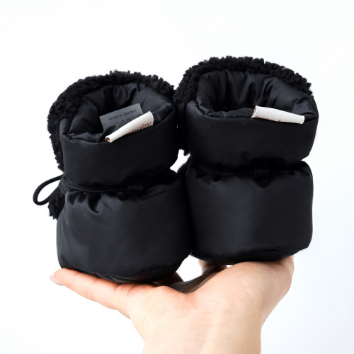 Пинетки сапожки Magbaby Buff 0 - 12 мес Черный 134254