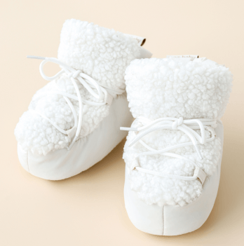 Пинетки сапожки Magbaby Buff 0 - 12 мес Молочный 134250