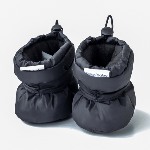 Пинетки сапожки Magbaby Paco 0 - 12 мес Черный 134260