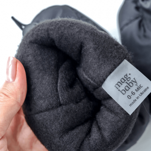 Пинетки сапожки Magbaby Paco 0 - 12 мес Черный 134260