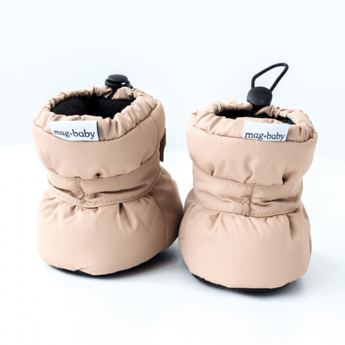 Пинетки сапожки Magbaby Paco 0 - 12 мес Мокко 134268