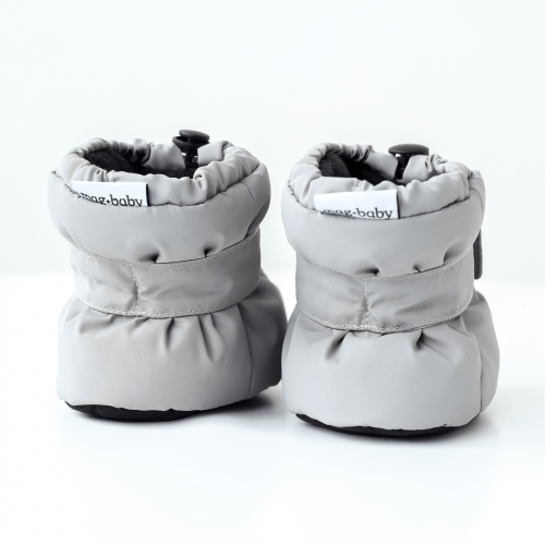 Пинетки сапожки Magbaby Paco 0 - 12 мес Серый 134264