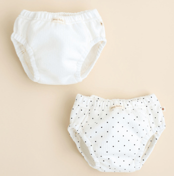 Тренировочные трусики детские 2 шт Magbaby Kamil Горошек Молочный/Черный 132321