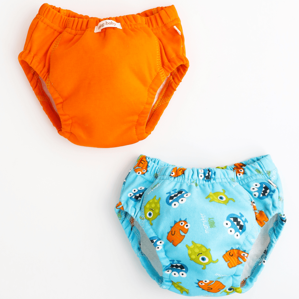 Тренировочные трусики детские 2 шт Magbaby Kamil Монстры Оранжевый/Голубой 132303
