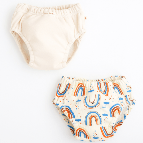 Тренировочные трусики детские 2 шт Magbaby Kamil Радуги Молочный/Оранжевый 132300