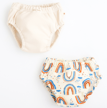Тренировочные трусики детские 2 шт Magbaby Kamil Радуги Молочный/Оранжевый 132300