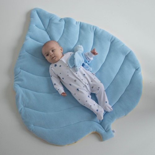 Человечек для новорожденных ELA Textile&Toys Звезды 0 - 3 лет Интерлок Белый/Синий JS002ST