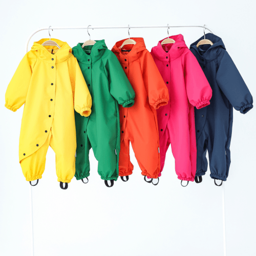 Дождевик комбинезон детский Magbaby Stormy 1 - 6 лет Плащевка Малиновый 135013