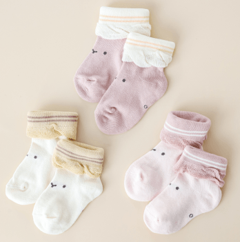 Носки детские Magbaby Muzzle 0 - 3 лет Хлопок Розовый 107707