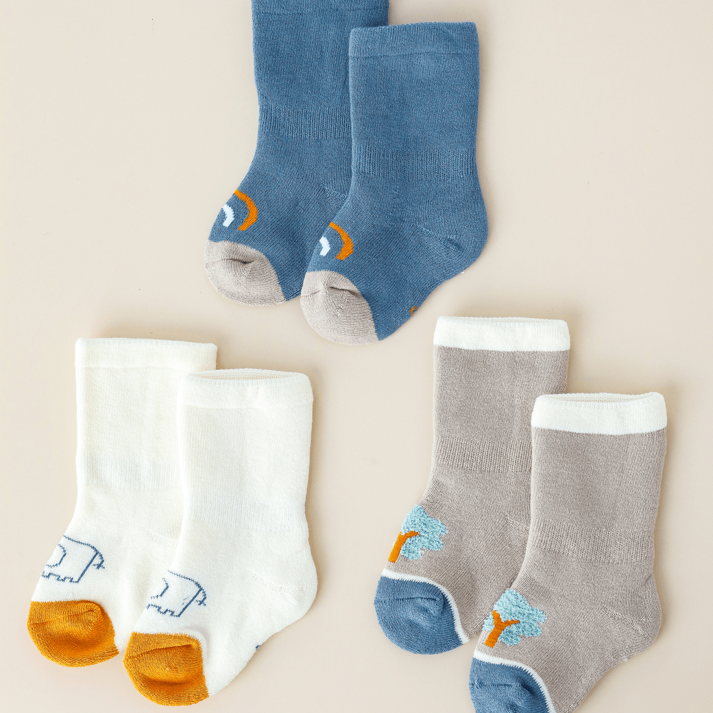 Носки детские Magbaby Warm 0 - 3 лет Хлопок Голубой 107734