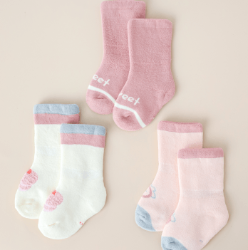 Носки детские Magbaby Warm 0 - 3 лет Хлопок Розовый 107737