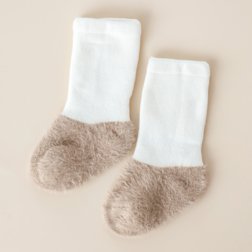 Детские носки Magbaby Fluffy 0 - 12 мес Хлопок Коричневый 107725