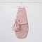 Евро пеленка кокон на липучках и шапка для новорожденных Magbaby Purl Зайчик Розовый 100339