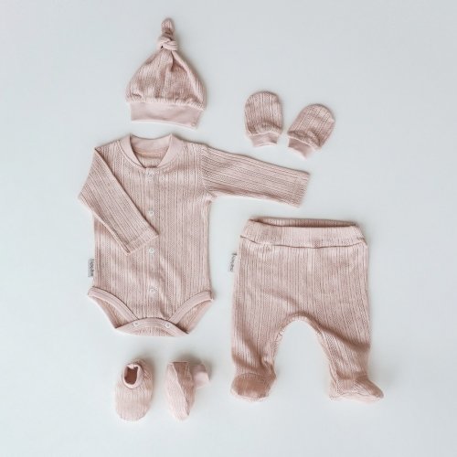 Набор одежды для новорожденных Magbaby Wind 0-3 мес Персиковый 103630