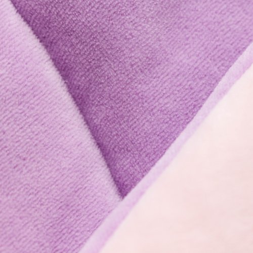 Конверт на выписку ELA Textile&Toys Листик Велюр Сиреневый/Розовый 90х95 см EL001LP