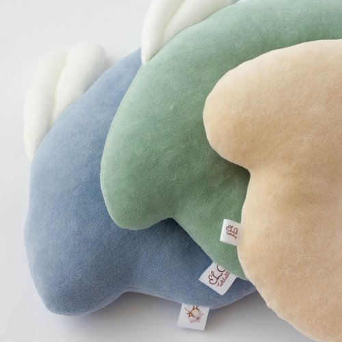 Ортопедическая подушка для новорожденных ELA Textile&Toys Кролик Джинс P001JEANS