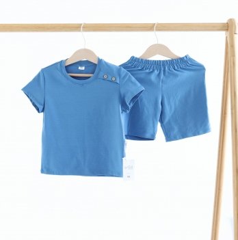 Костюм футболка и шорты для мальчика ELA Textile&Toys 2 - 8 лет Кулир Индиго JSB001BL