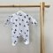 Человечек для новорожденных ELA Textile&Toys Треугольники 0 - 3 лет Интерлок Белый/Серый JS002TA
