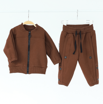 Детский костюм на флисе Magbaby Noemi 9 - 24 мес Коричневый 133707