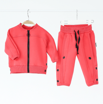 Детский костюм на флисе Magbaby Noemi 9 - 24 мес Коралловый 133721
