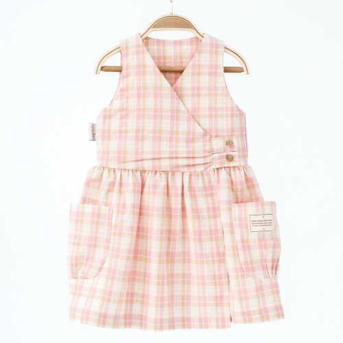 Летнее платье на девочку Magbaby Lily 1 - 6 лет Муслин Молочный/Розовый 135293