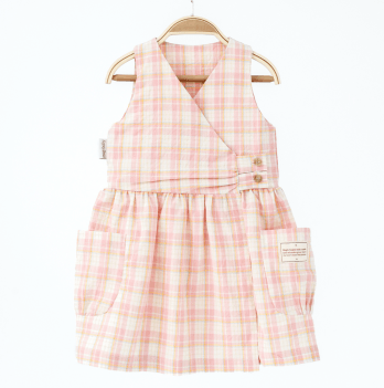 Летнее платье на девочку Magbaby Lily 1 - 6 лет Муслин Молочный/Розовый 135293