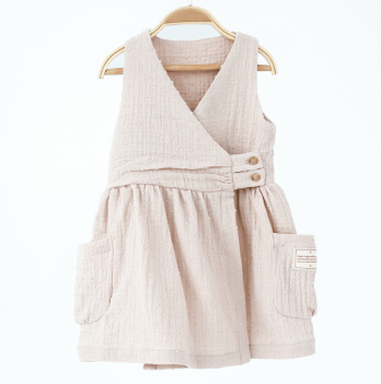 Летнее платье на девочку Magbaby Lily 1 - 6 лет Муслин Бежевый 135300
