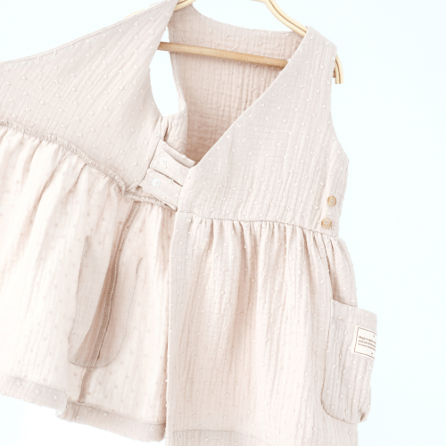 Летнее платье на девочку Magbaby Lily 1 - 6 лет Муслин Бежевый 135300