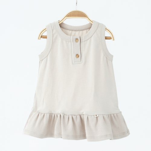 Летнее платье на девочку Magbaby Sandra 1 - 6 лет Стрейтч-кулир Слоновая кость 135265